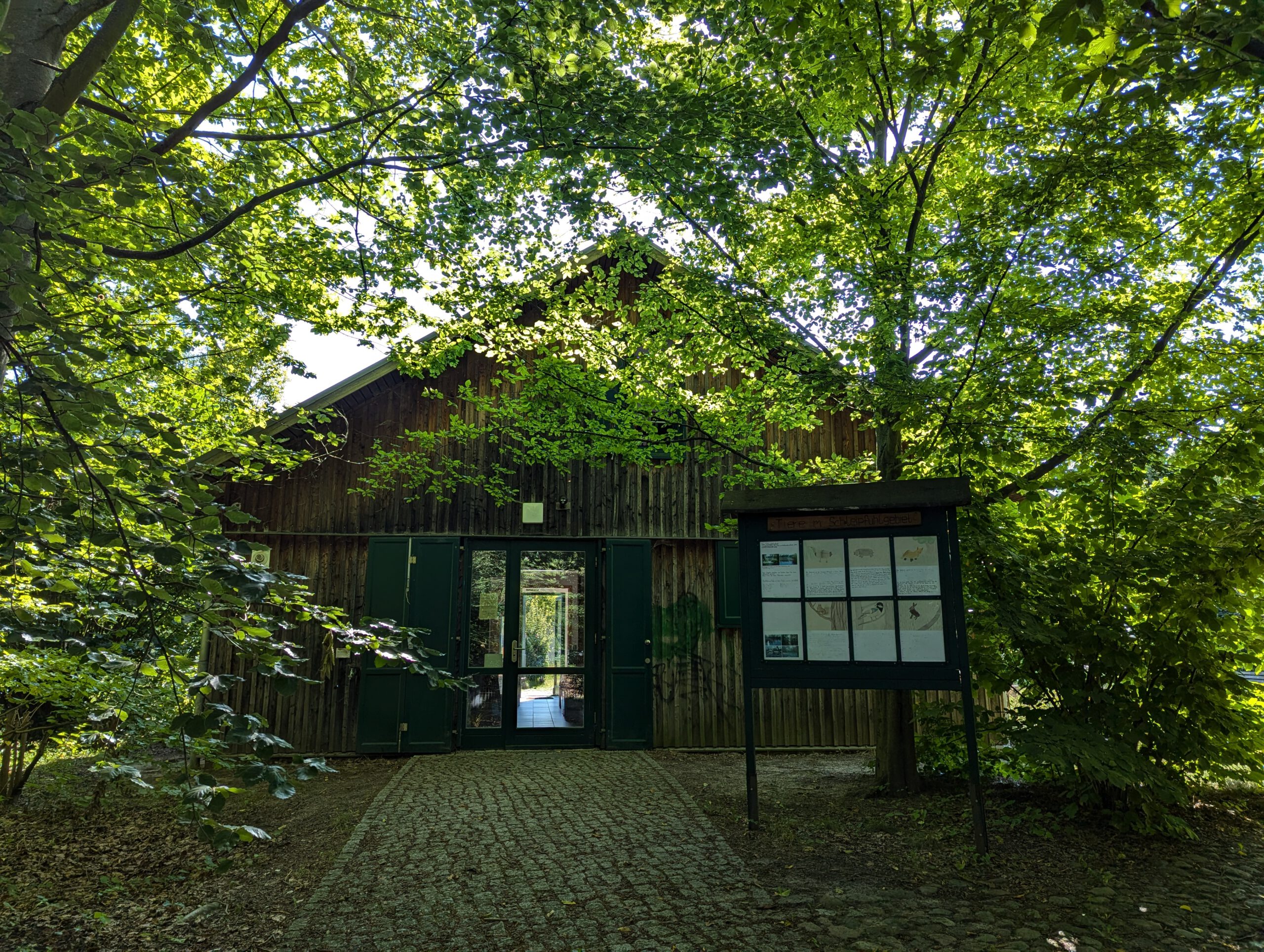 Foto von dem Naturschutzzentrum Schleipfuhl im Bezirk Marzahn-Hellersdorf.